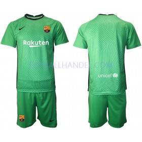Barn Fotballdrakter Keeper FC Barcelona 2020-21 Kortermet M001